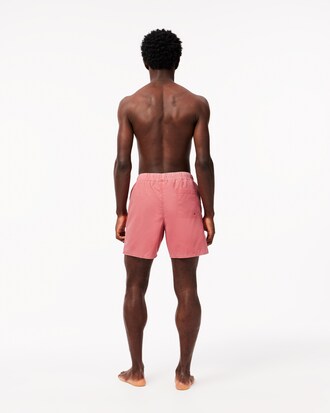 Men's Washed Effect Swim Trunks