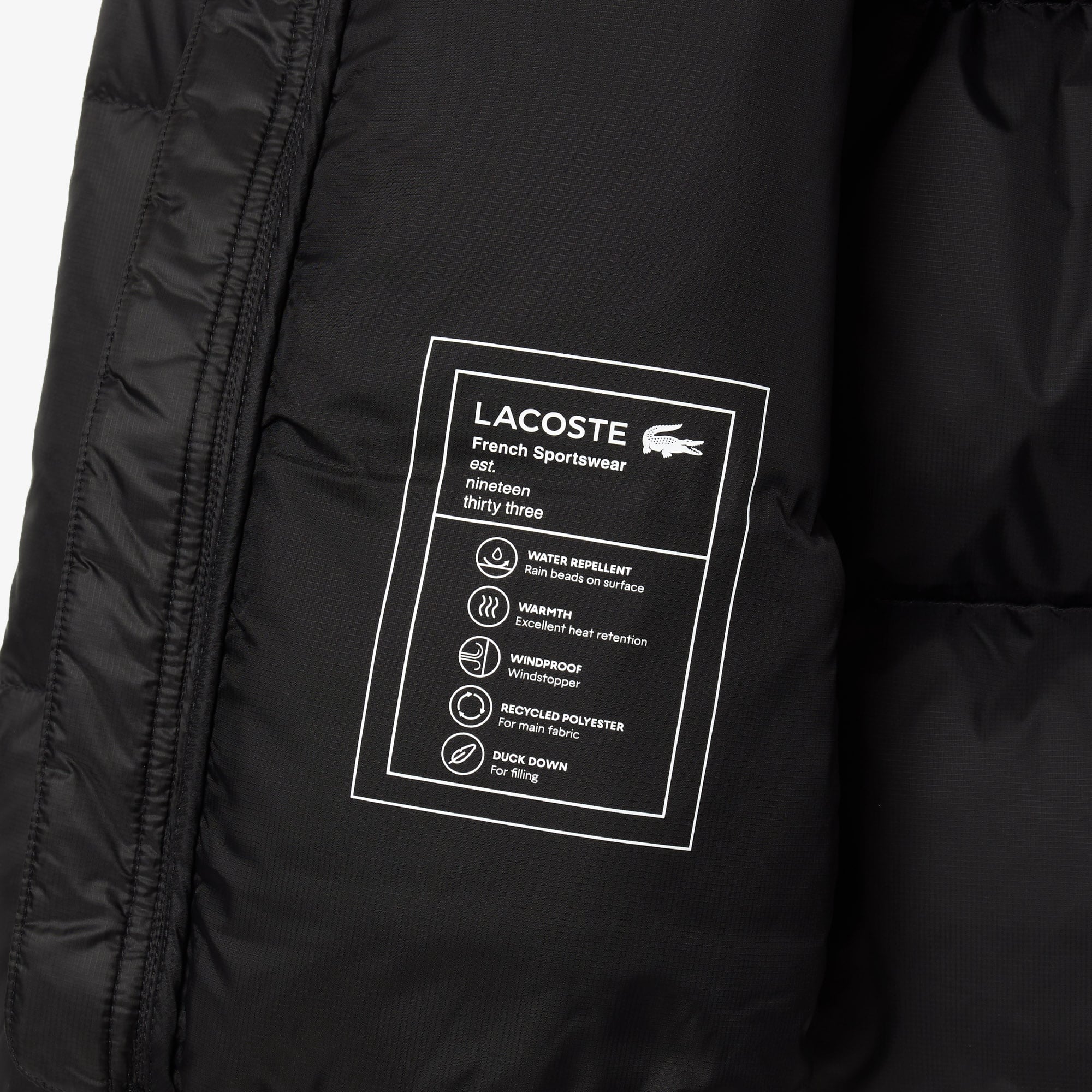 Men's Water-Repellent Hooded Puffer Jacket - Jackets & Coats - New