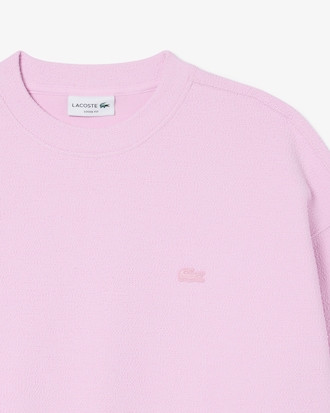 Loose Fit Piqu&eacute; Sweatshirt