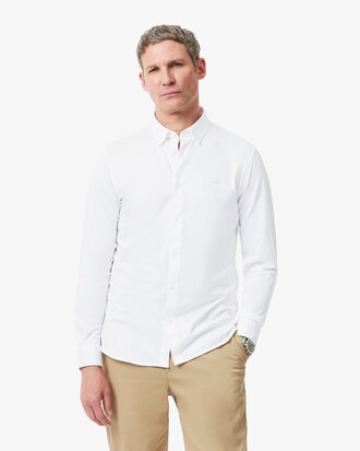 Slim Fit Cotton Blend Shirt