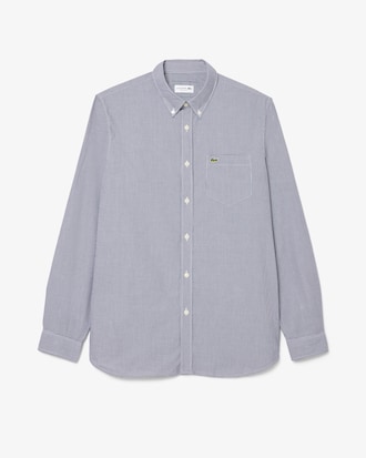 Men's Regular Fit Gingham Poplin Shirt