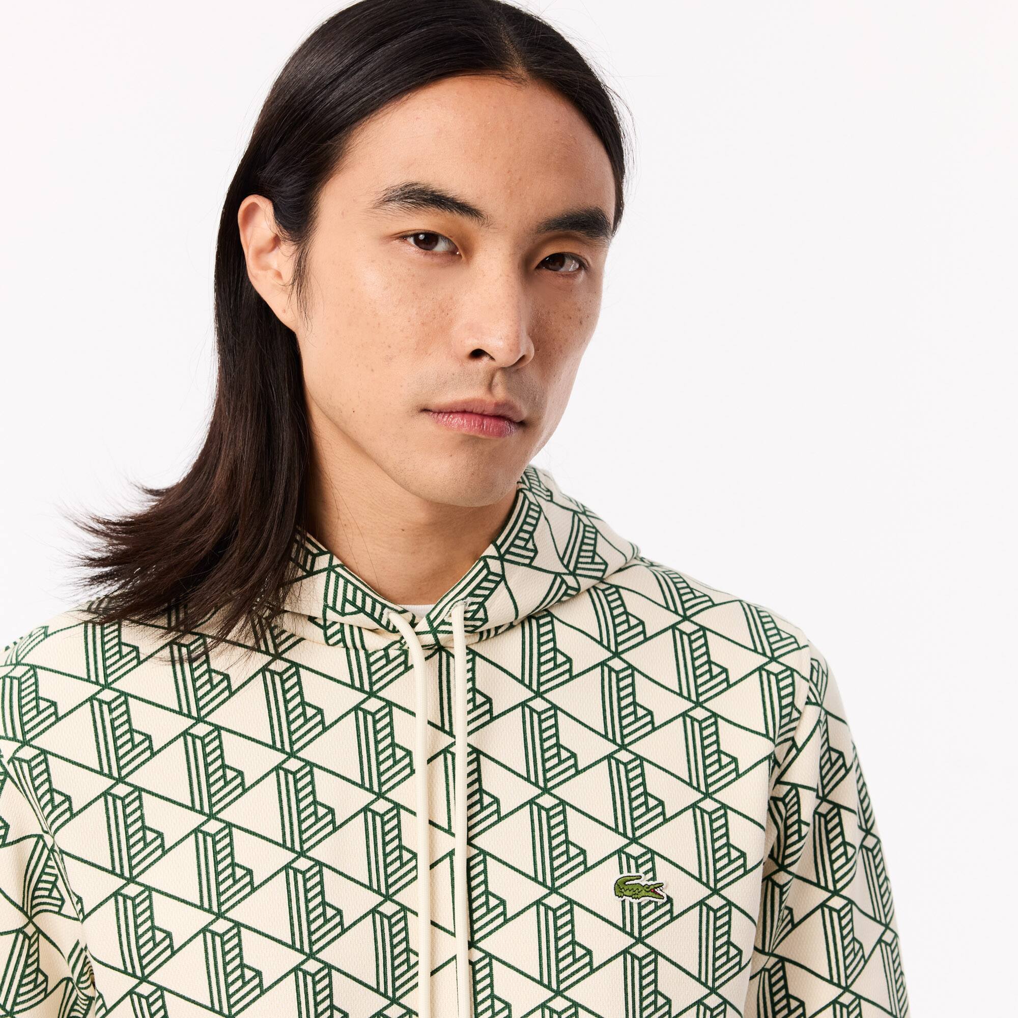 スウェット・トレーナー LACOSTE SH2855 Sweatshirts モノグラムスウェットフーディー SH2855 - ラコステ（LACOSTE