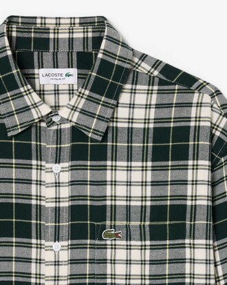 Regular Fit Plaid Flannel Shirt