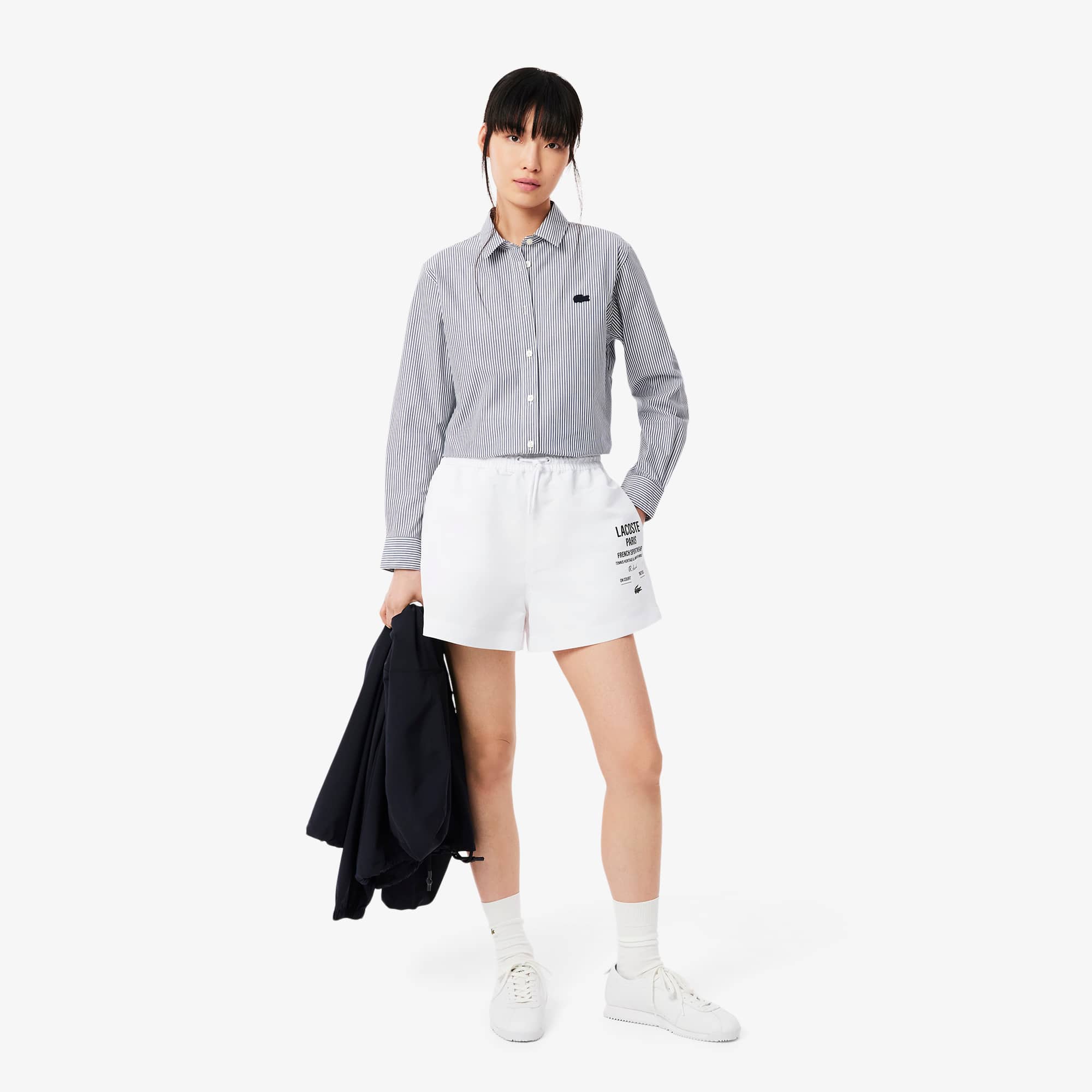 Women's Long Printed Shorts - Shorts & Skirts - New In 2026 | Lacoste
