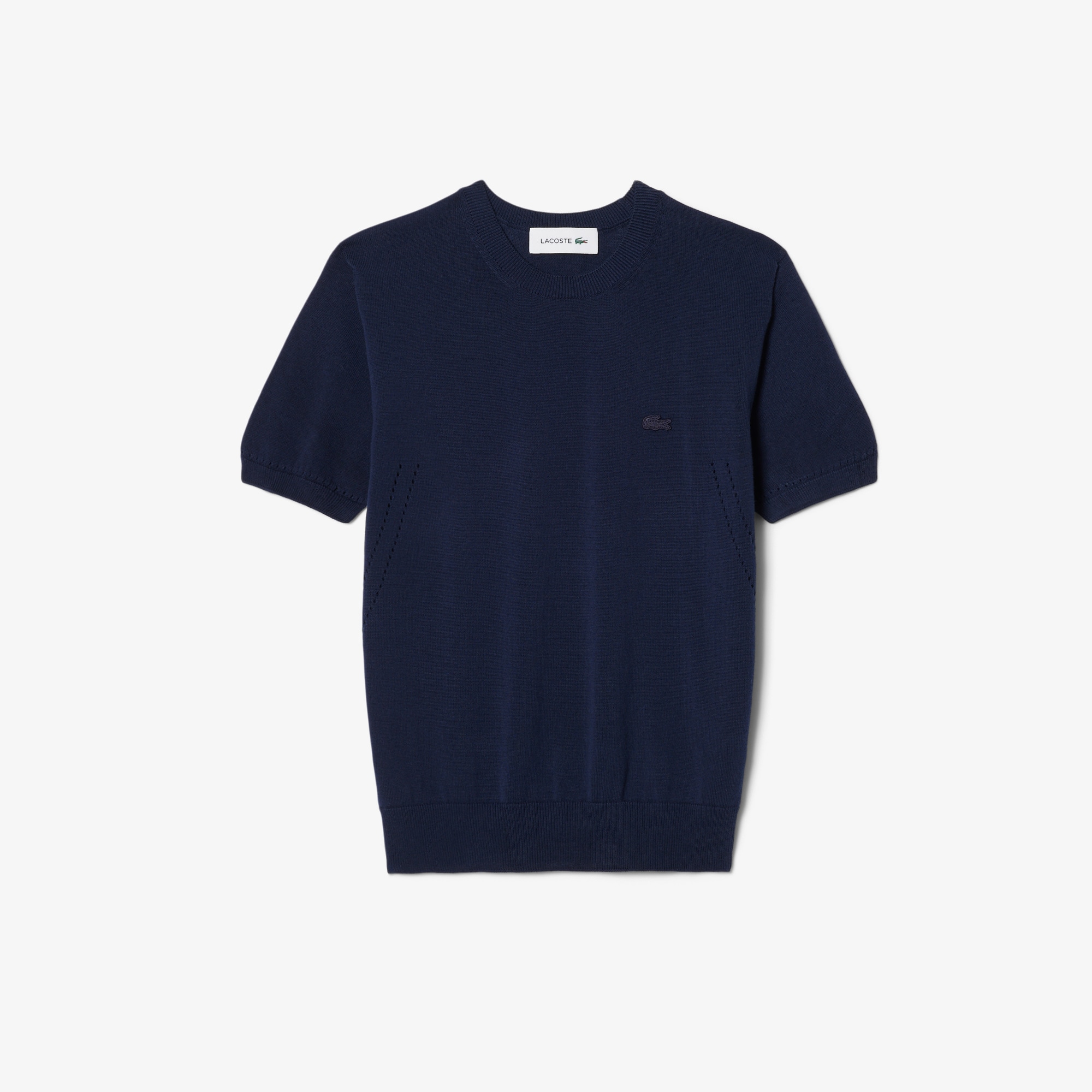 Short Sleeved 3D Knit Sweater