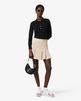 Women's Slim Fit L.12.D Stretch Mini Piqu&eacute; Polo