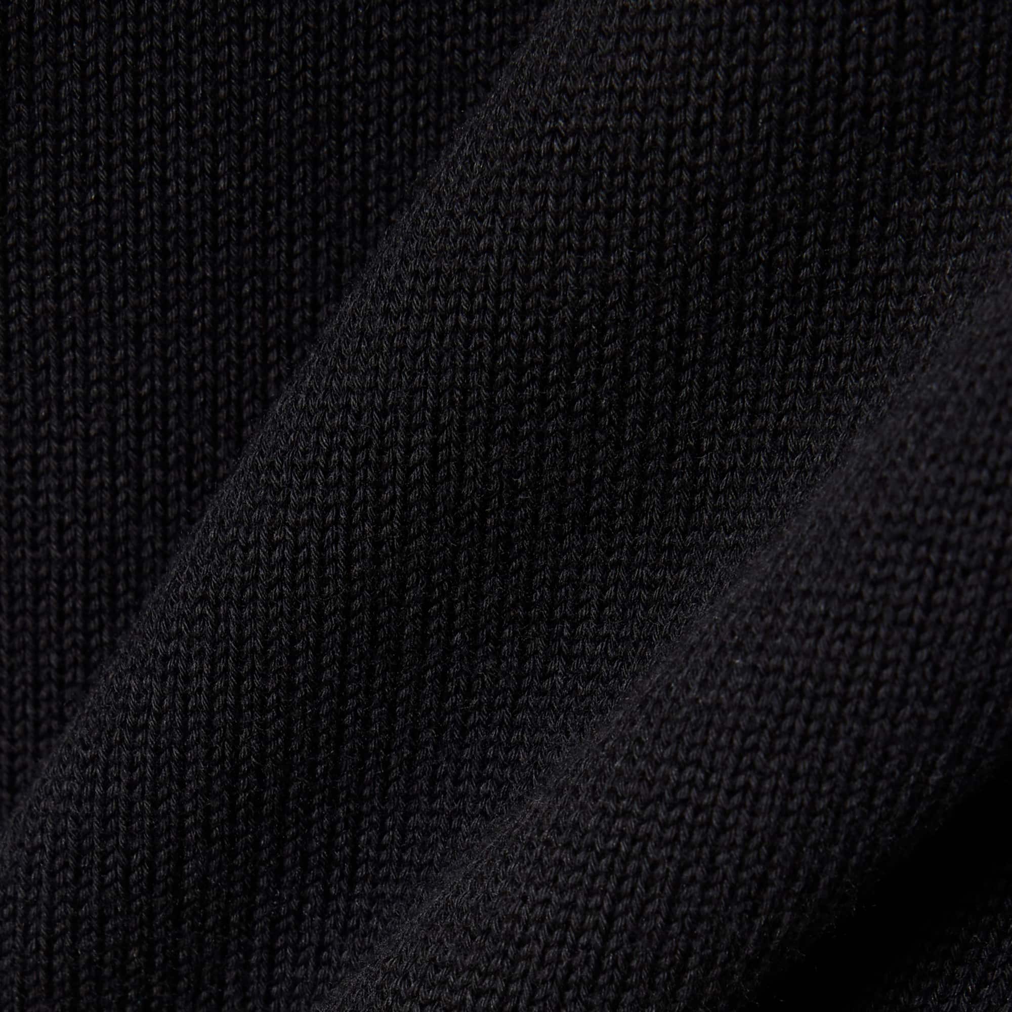 Men's Zip-Up High-Neck Cotton Sweater