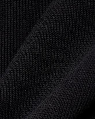 Men's Zip-Up High-Neck Cotton Sweater