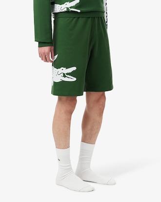 Straight Cut Fleece Loungewear Shorts
