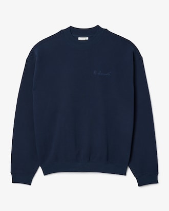 Men's Oversized Piqué Sweatshirt
