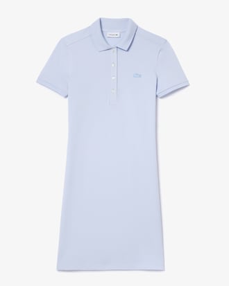 Women's Slim Fit Stretch Mini Piqué Polo Dress