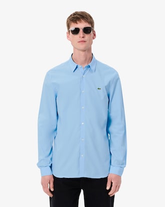 Men's Slim Fit Stretch Poplin Shirt