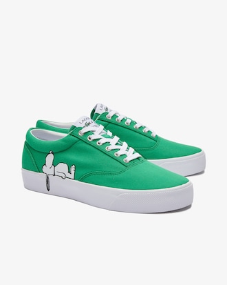 Men's Jump Serve Lace Lacoste x Peanuts Trainers