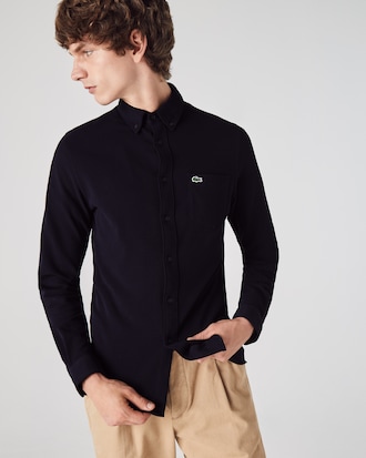 Men's Slim Fit Solid Organic Cotton Shirt