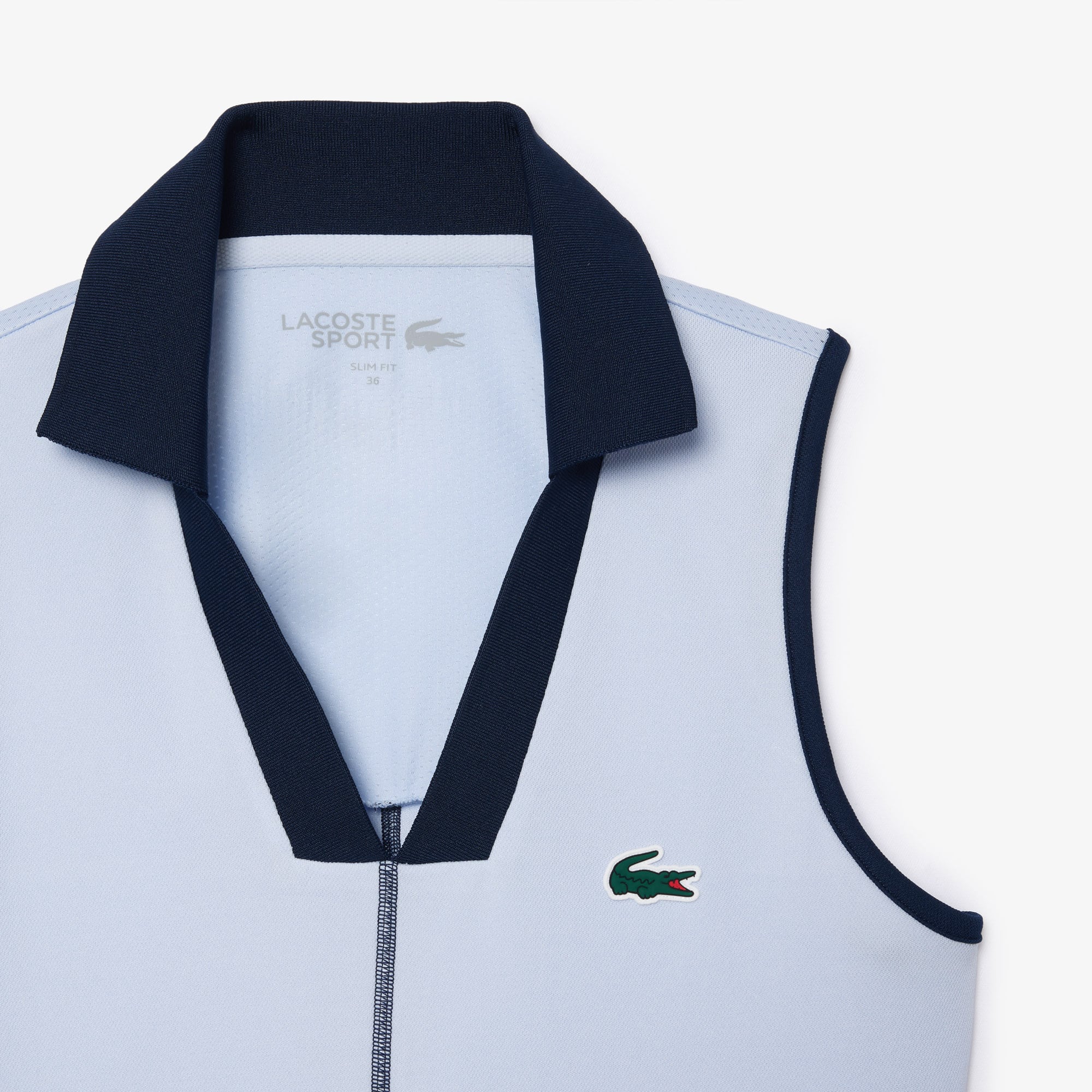 Women's Slim Fit Ultra Dry Sleeveless Tennis Polo - Polo