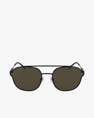 Navigator Metal Leather Punch Sunglasses
