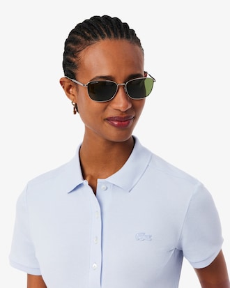 Women's L.12.D Slim Fit Stretch Mini Piqué Polo