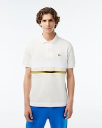 Men's Made in France Contrast Stripe Polo