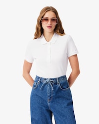 Women's L.12.D Slim Fit Stretch Mini Piqué Polo