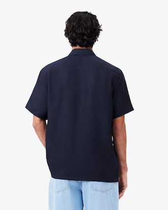 Men's Short Sleeve Linen Shirt  