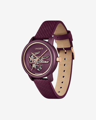 Lacoste.12.12 Auto Leather Automatic Watch