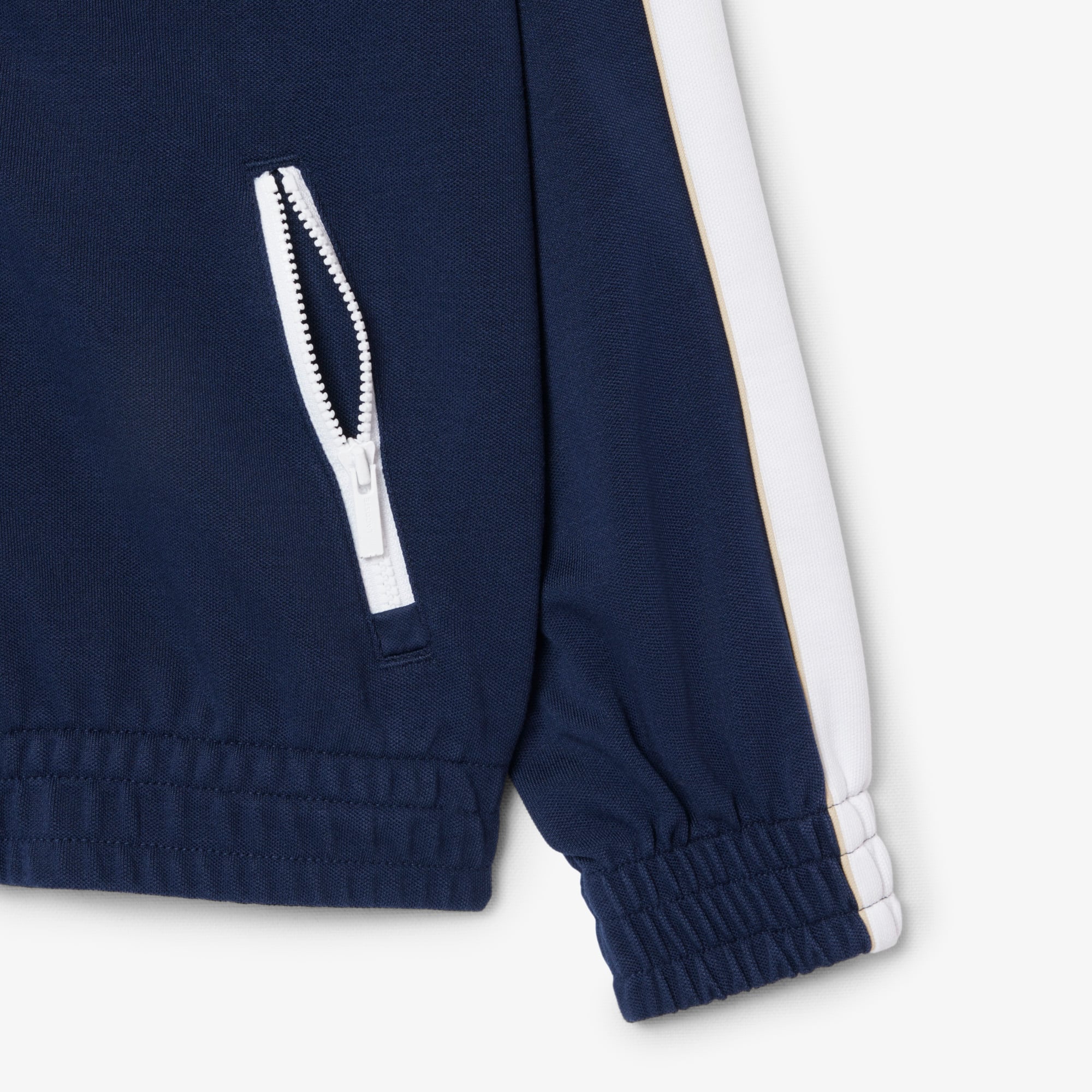 Sport Zip-Up Interlock Piqué Sweatshirt