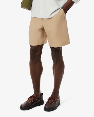 Shorts De Mezcla De Lana De Corte Regular Para Hombre