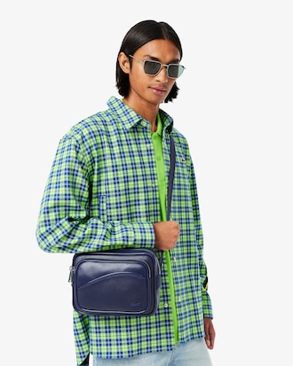 Men's Angy Grain Leather Reporter Bag
