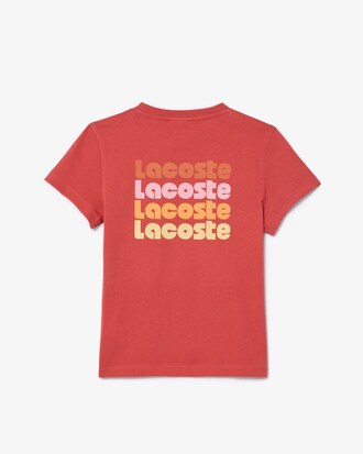 Playera de algodón estampada