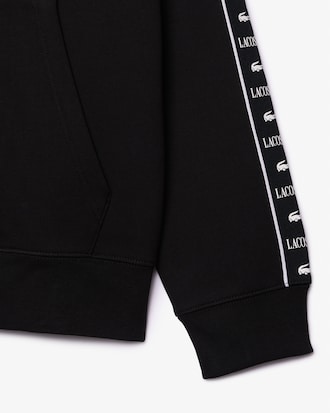 Men's Logo Stripe Zip-Up Hoodie