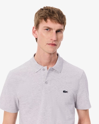 Men's Regular Fit Long Sleeve Cotton Blend Polo