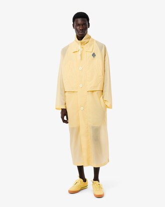 Men's Runway Long Transparent Parka