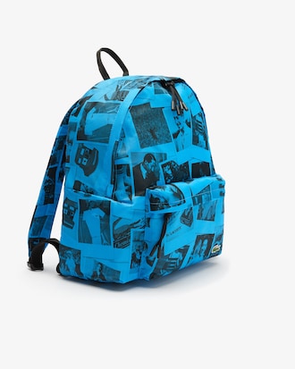 Polaroid Printed Canvas Backpack