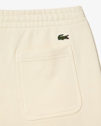 Men&rsquo;s Lacoste Unbrushed Organic Cotton Fleece Shorts