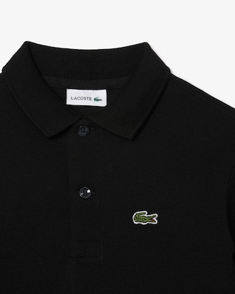 Kids' Long Sleeve Petit Piqué Polo
