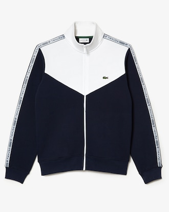 Men’s Lacoste Classic Fit Colorblock Zipped Jogger Sweatshirt