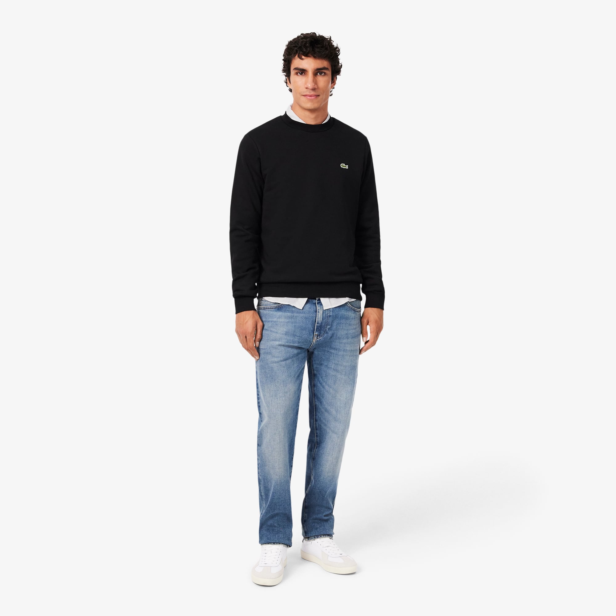 Lacoste Jeans Índigo de Corte Slim de Cinco Bolsillos para Hombre Azul