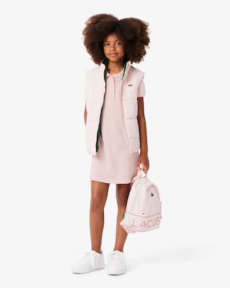 Girls' Piqué Polo Dress