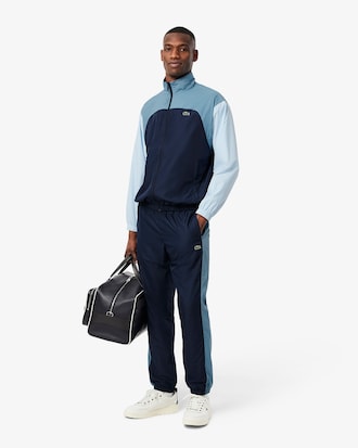 Men's Water-Repellent Colorblock Track Jacket