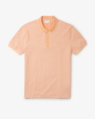 Polo hoome regular fit en piqué caviar contrasté