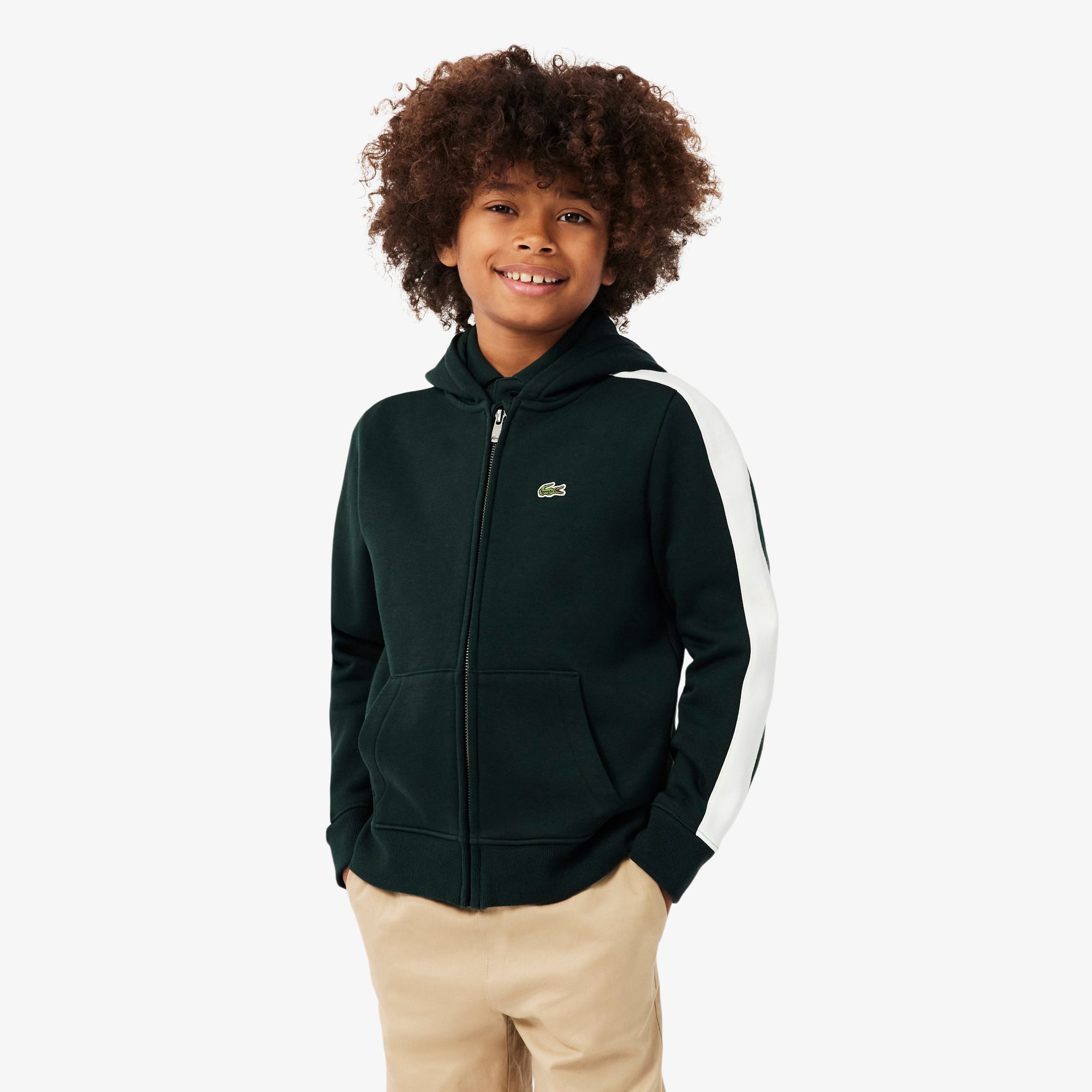 Zipped Fleece Hoodie