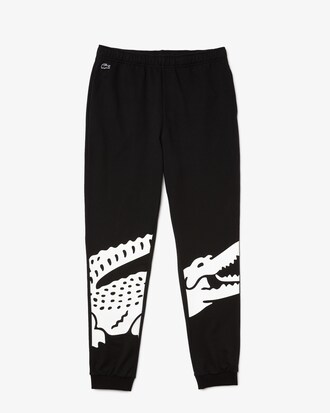 Jogging d'int&eacute;rieur en molleton de coton motif crocodile