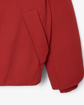 Runway High Neck Hooded Puffed Jacket