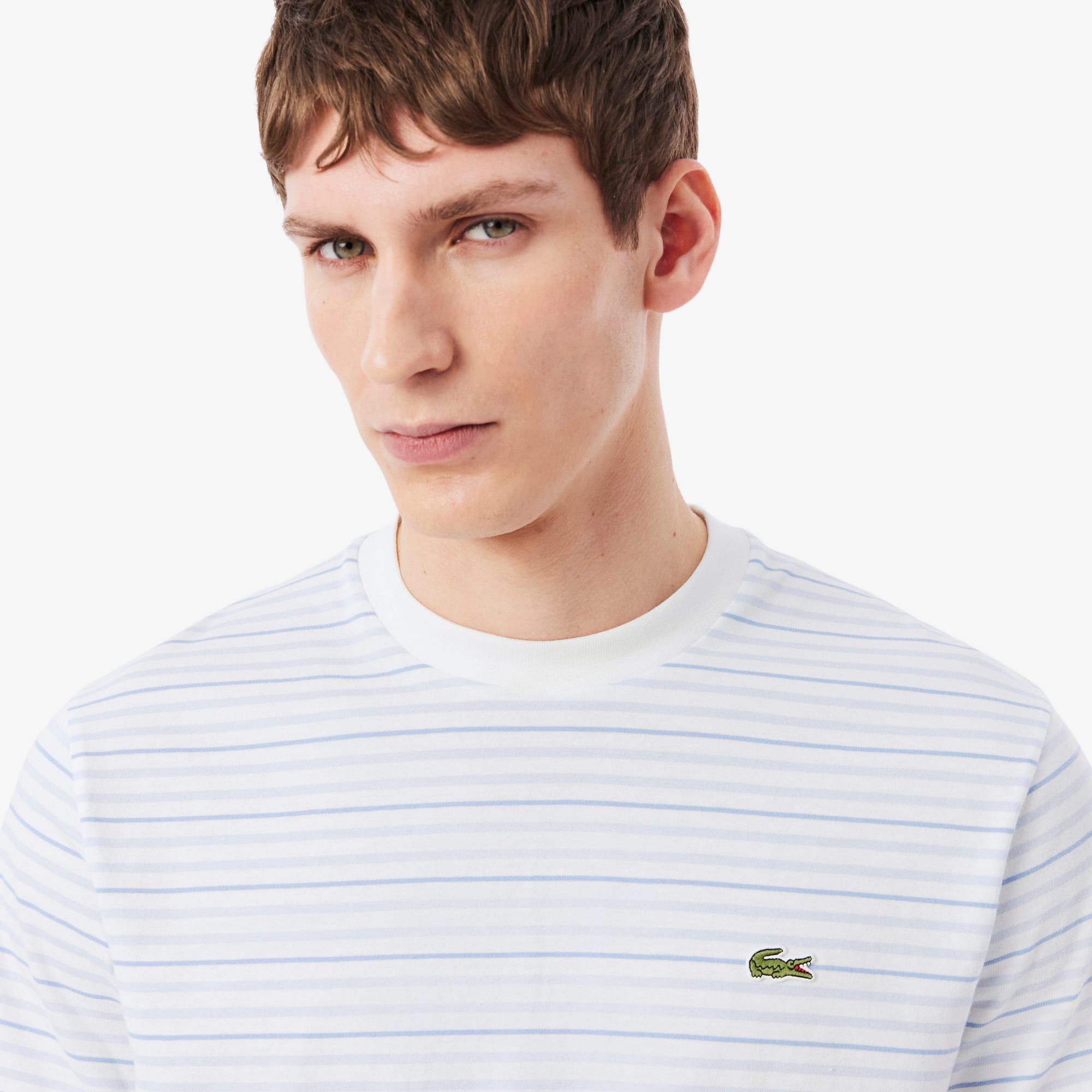 Striped Cotton T-shirt - Men's Collection - New In 2026 | Lacoste