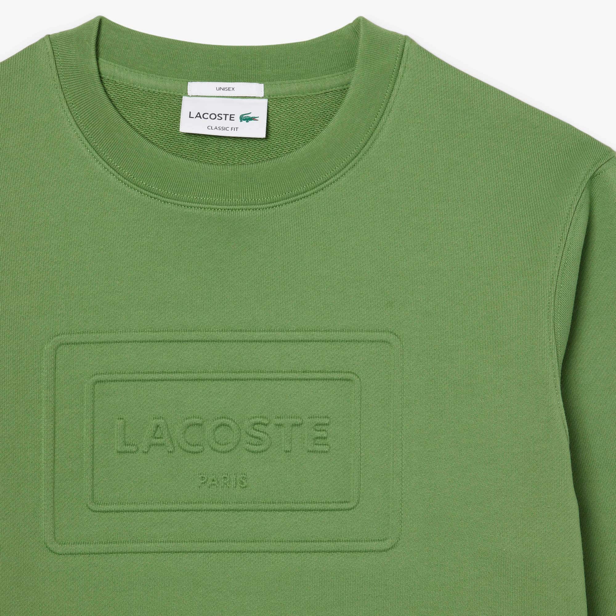 Embossed Fleece Sweatshirt