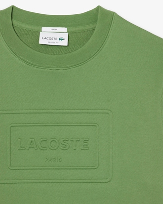 Embossed Fleece Sweatshirt