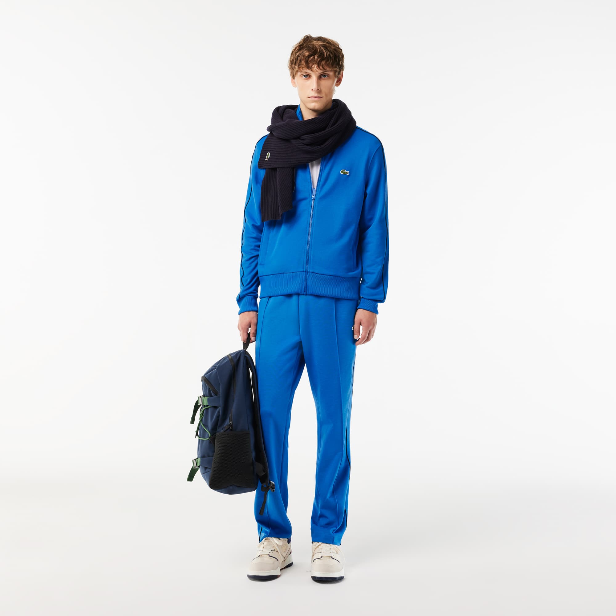 Men's Paris Piqué Zip-Up Track Jacket - Sweaters
