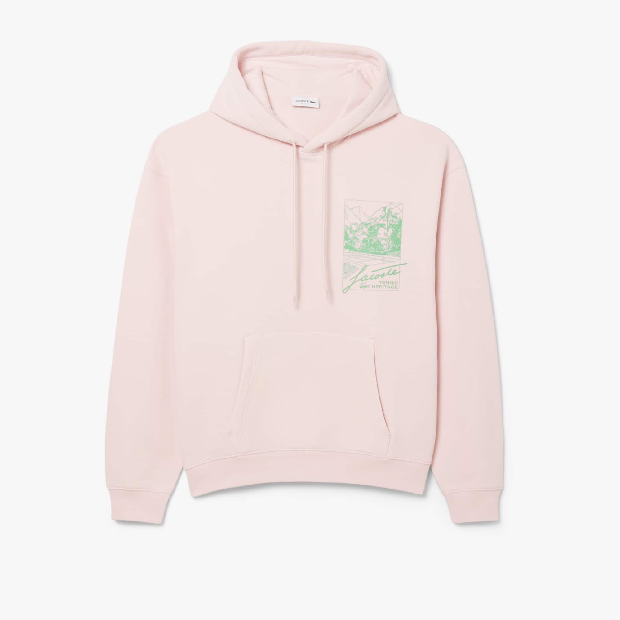 Men's Printed Fleece Hoodie - Sweaters & Sweatshirts - New In 2026