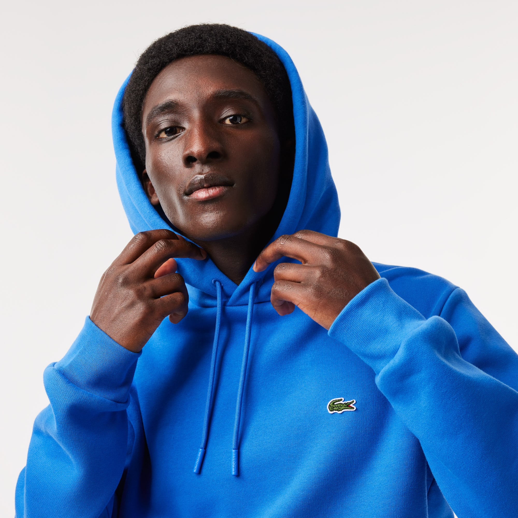 パーカー・フーディ LACOSTE Men Hoodies SH9905 C7Z Blue Washed Effect Hoodie - Men's Sweatshirts - New In 2025 | Lacoste