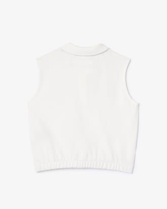 Kids' Sleeveless Stretch Mini Piqu&eacute; Polo
